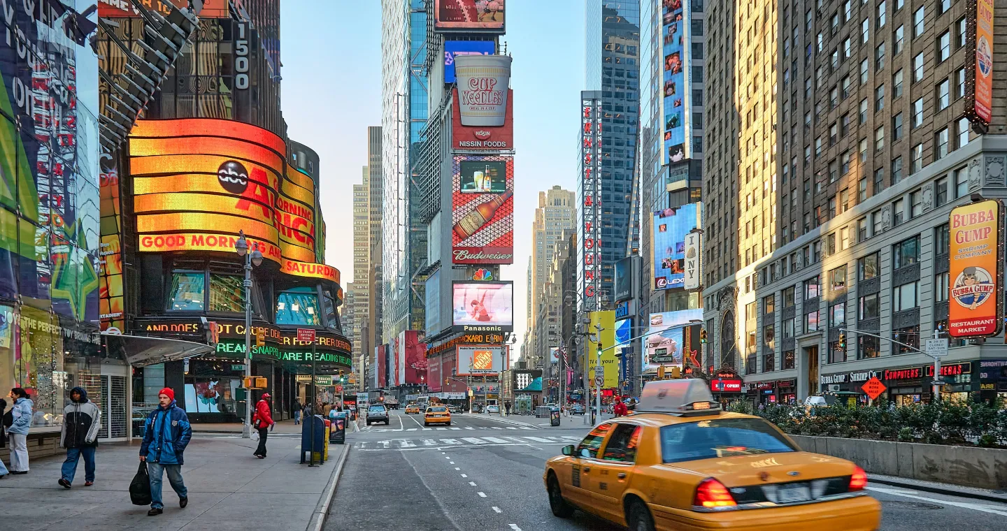 Сomment Aller de Times Square à New York-Kennedy avec AtoB?