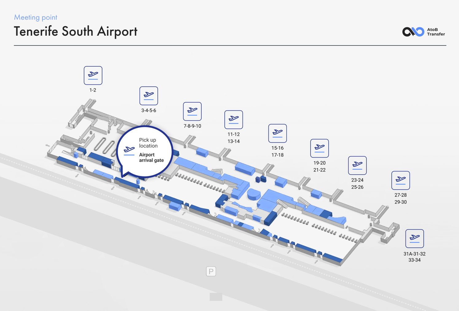 Tenerife South Airport Transfer Meeting Point