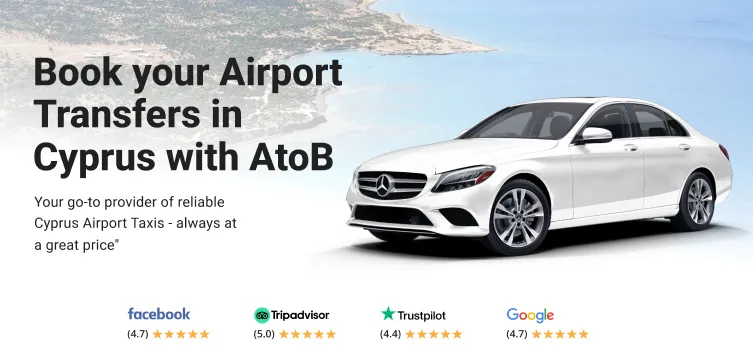 Book your Airport Transfers in Cyprus with AtoB
