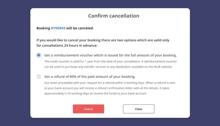 Booking Cancellation Guide