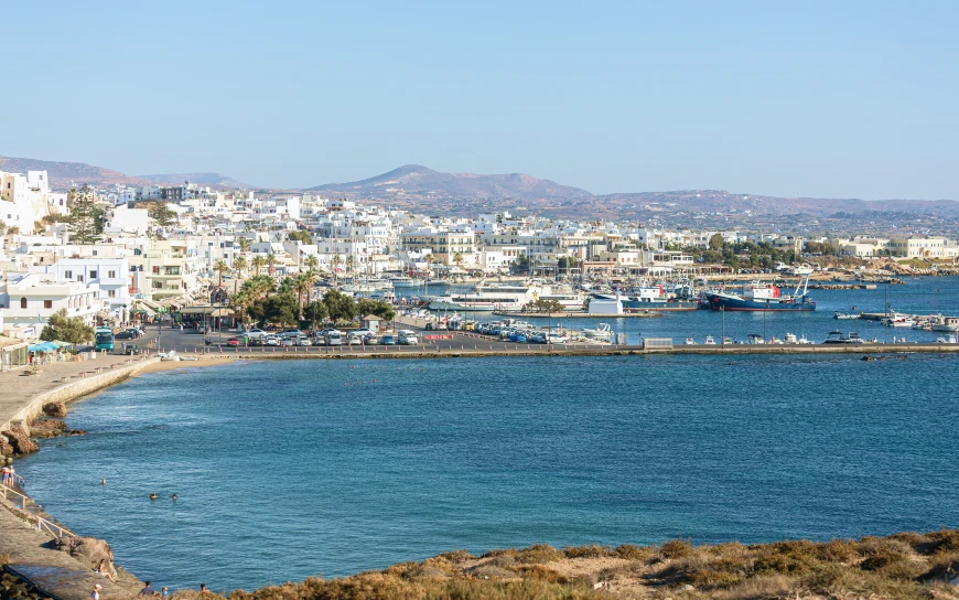 How to Get from Naxos Airport to Chora Sea Port in Greece