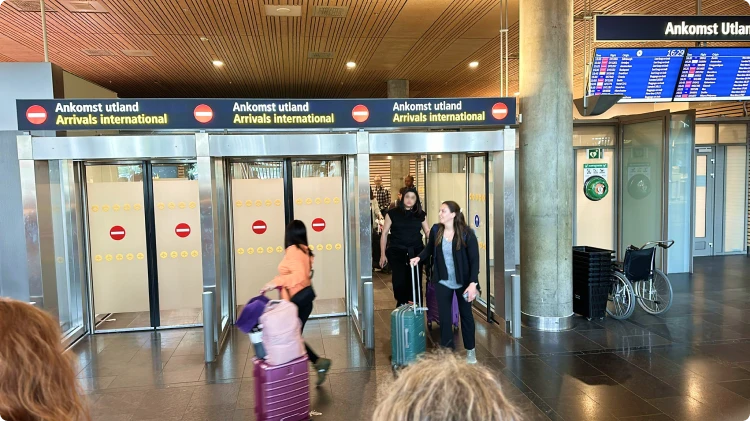 Where to Meet your Driver at Oslo Airport