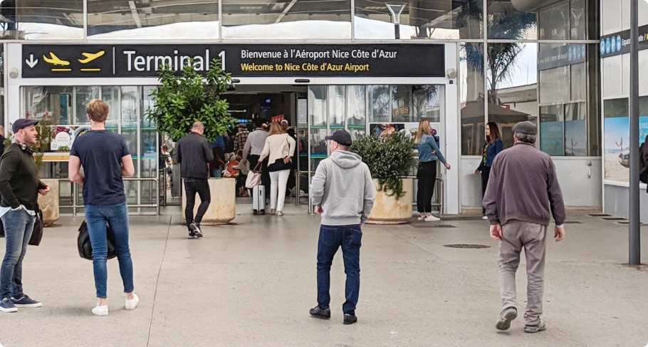 Nice Airport to Cannes Taxi