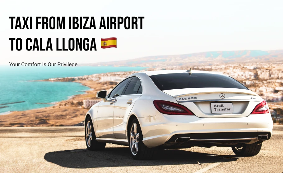 Taxi from Ibiza Airport to Cala Llonga