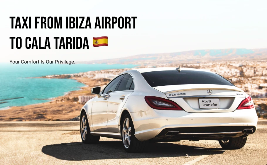 Taxi from Ibiza Airport to Cala Tarida