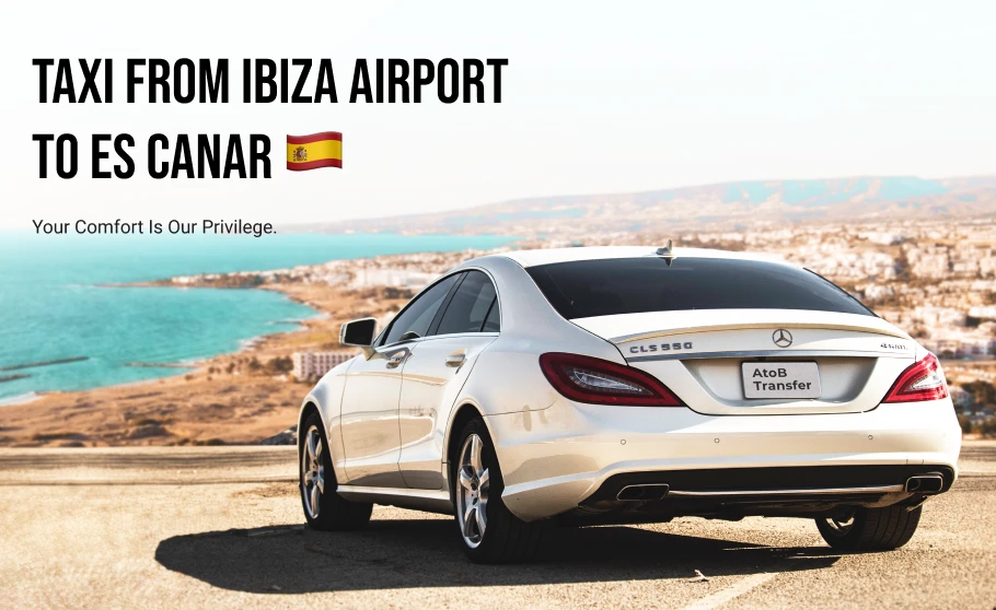 Taxi from Ibiza Airport to Es Canar